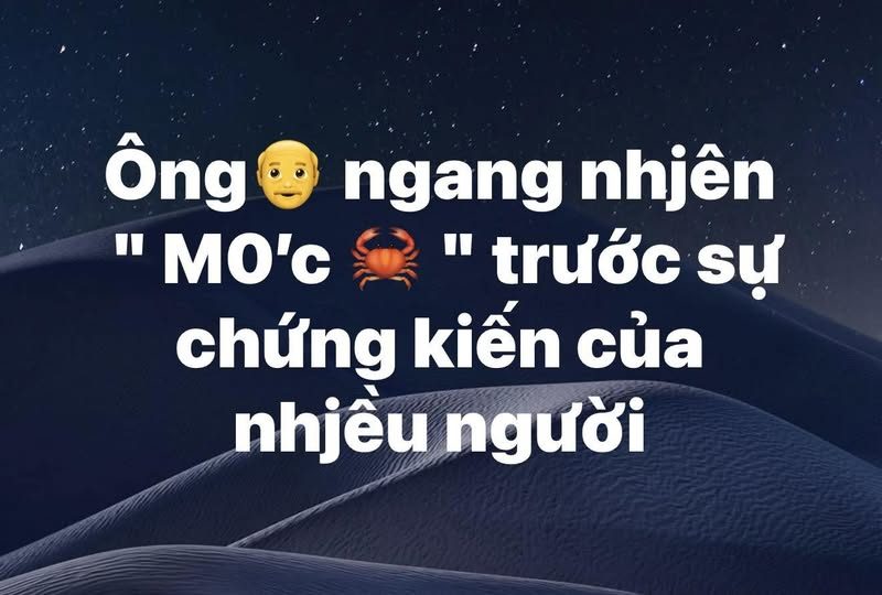 May be an image of text that says 'Ông ngang nhjên 