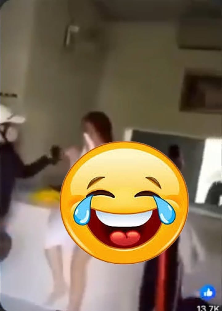 May be an image of one or more people and text