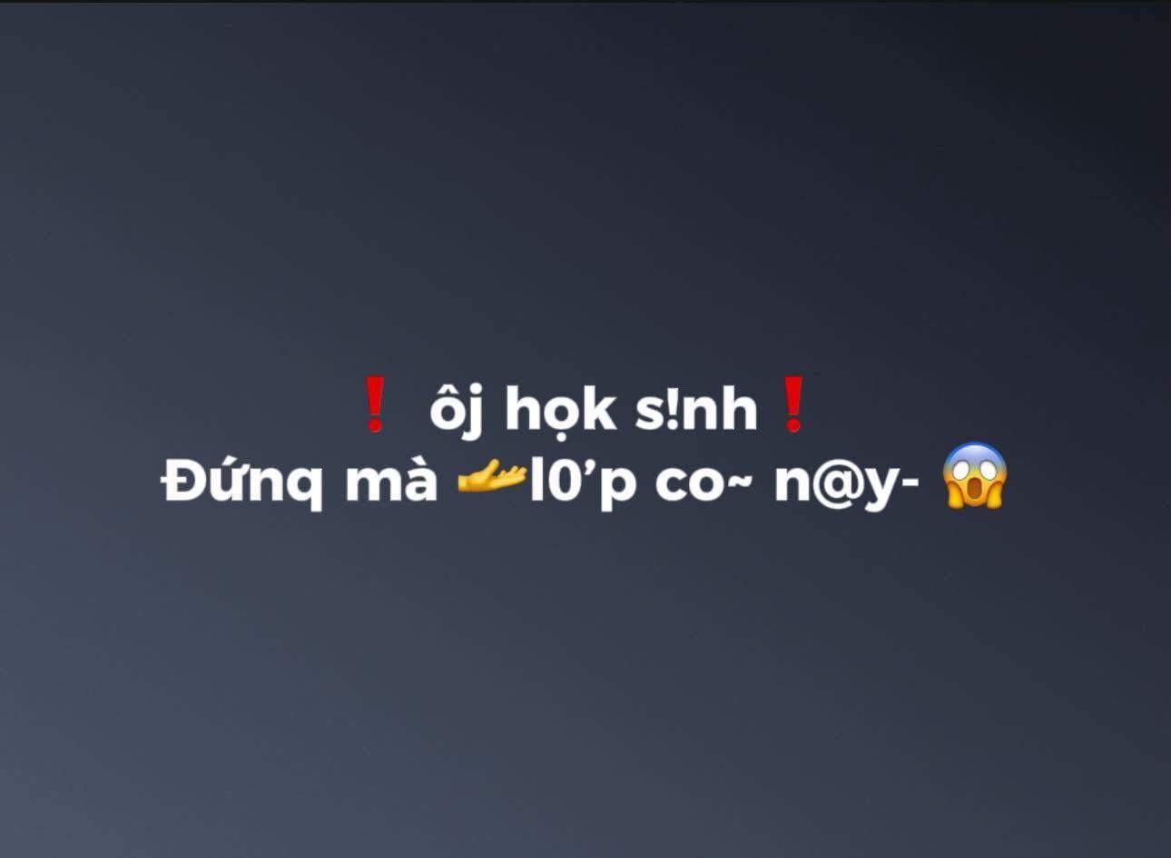 Có thể là hình ảnh về văn bản cho biết '!ôj !ojhoks!nh! ôj họk s!nh! Đứnq mà 10'p CO~ n@y-'