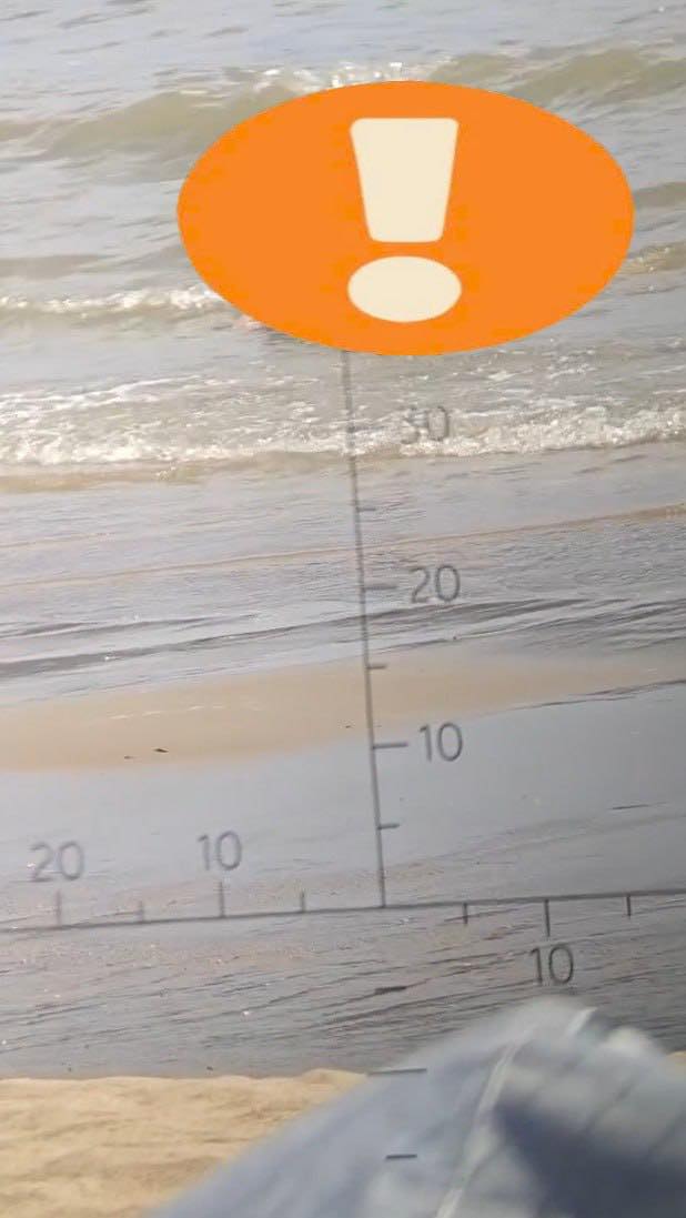 May be an image of ocean and text