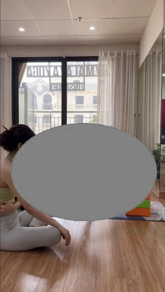 May be an image of yoga