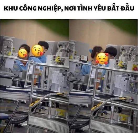 May be an image of text that says 'KHи CÔNG NGHIỆP NƠI TÌNH YÊU BẮT ĐẦU'