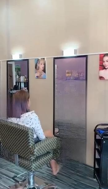 May be an image of one or more people and blonde hair