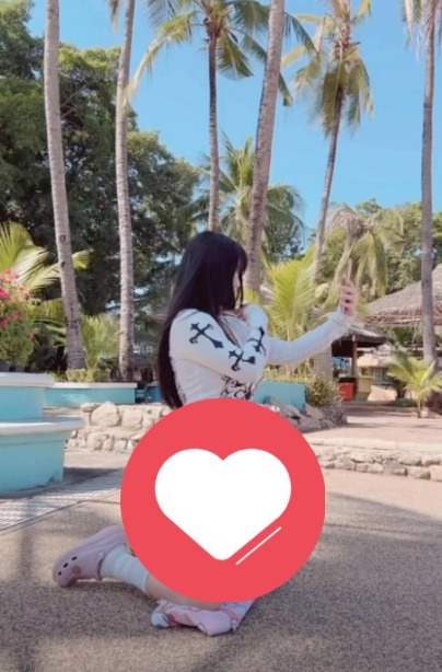 May be an image of heart, pool and text